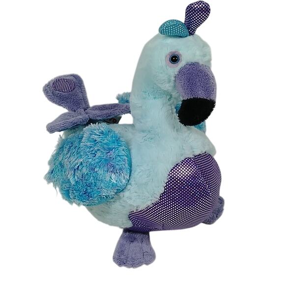 2009 WEBKINZ Ganz Blue/Purple Collection Blufadoodle Character Stuffed Animal - Picture 1 of 6